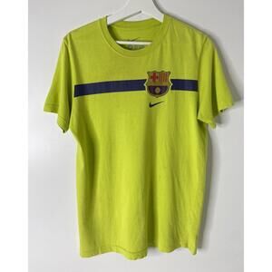 BARCELONA TRAINING FOOTBALL T SHIRT JERSEY NIKE SIZE M